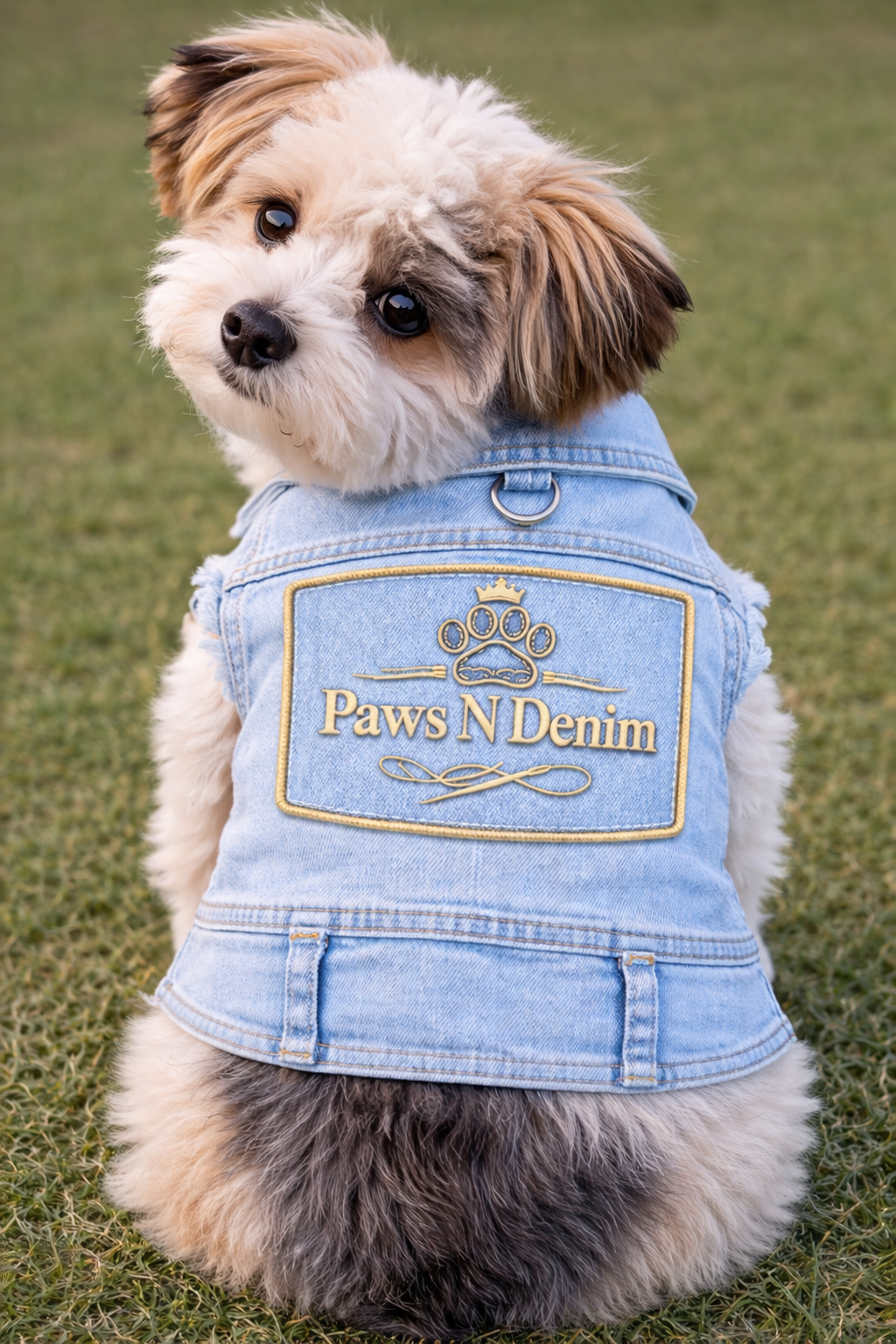 Classic Dog Denim Vest