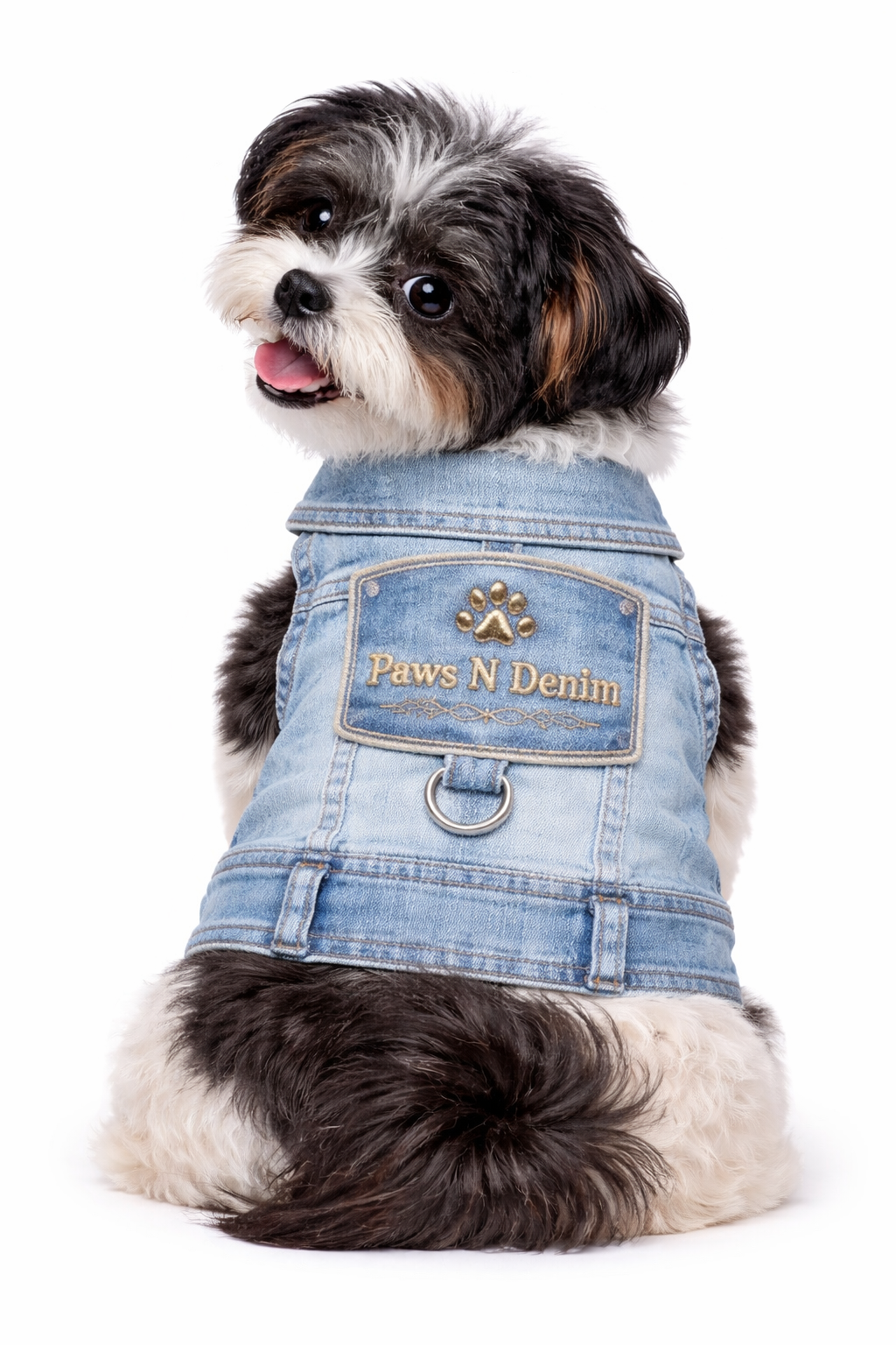 Classic Dog Denim Vest