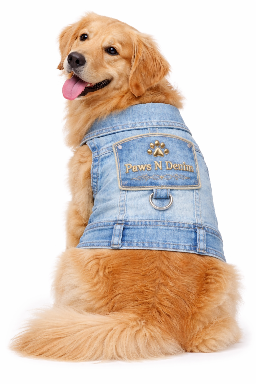 Classic Dog Denim Vest